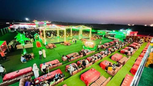 Downtown Dubai Ski Chalet | Overnight Chalet Campsite best for Couples Friends Parties and Overnight Event