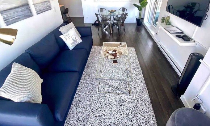 Downtown Eastside Condo | Panoramic views from modern condo +office