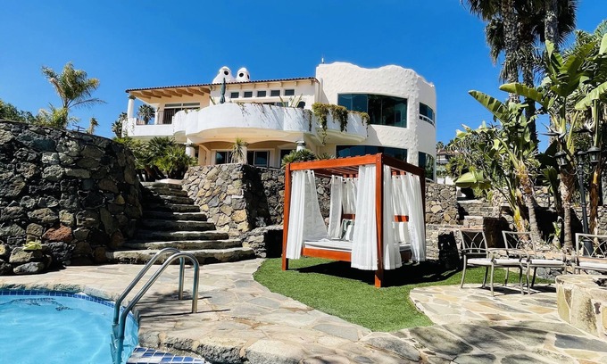 El Sauzal House | Panoramic Views, Gated Community 15 min From Wine Country