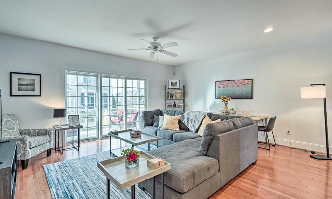 Rehoboth Beach House | Patio and Pool Access Rehoboth Beach Retreat