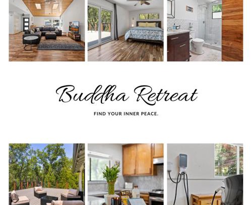 Groveland House | Peaceful Creekside Buddha Retreat