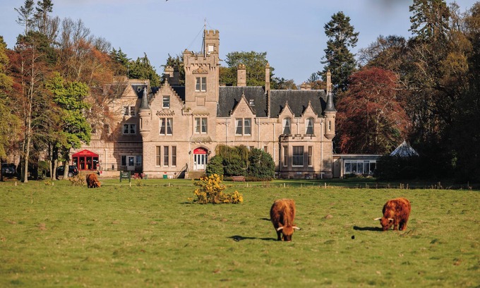 Nairn Hotel | Peaceful Retreat in Inverness: Elegant Room Amidst Lush Historical Gardens