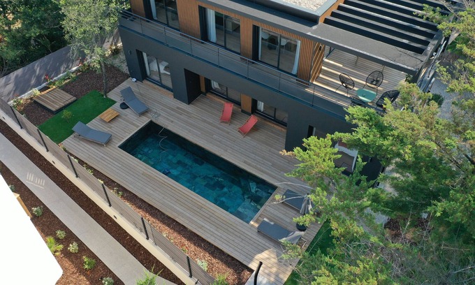 Lacanau-Ocean Villa | Prestigious Sunset 1&2 Villas, 2 heated swimming pools, sea view,16 pers