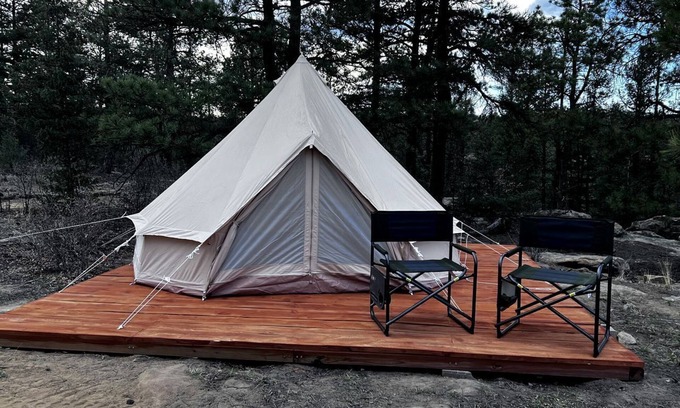 Boncarbo RV Rental | Private Bell Tent with Amazing Stargazing in Colorado