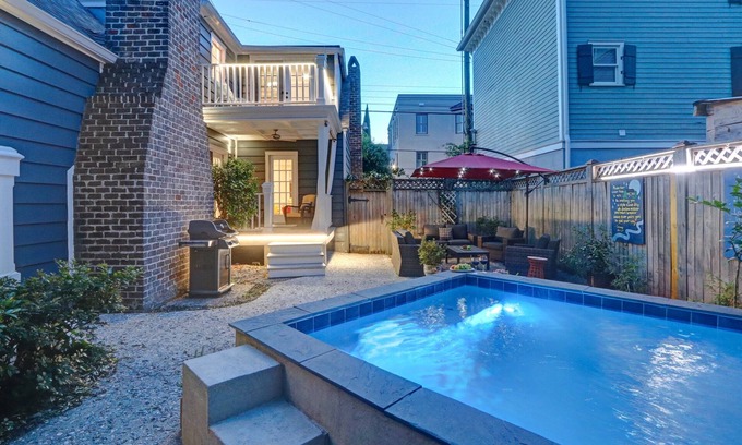 Historic District - North House | Private HeatedPool & Garden-Pets Welcome-OnSite Parking