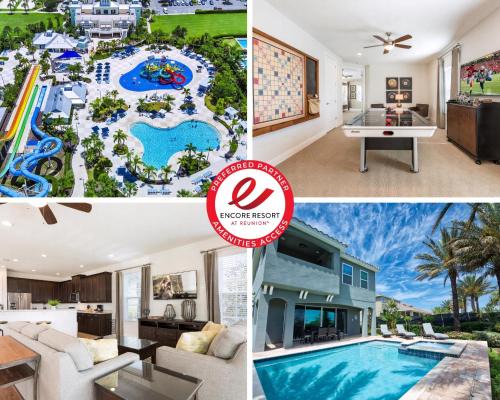 West Kissimmee House | Private Pool And Game Room With Waterpark & Resort Access At Encore Resorts Reunion - 141La