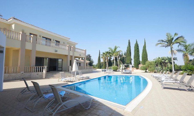Paralimni Villa | Protaras Holiday Villa Pa7 Private 7 Bedroom villa