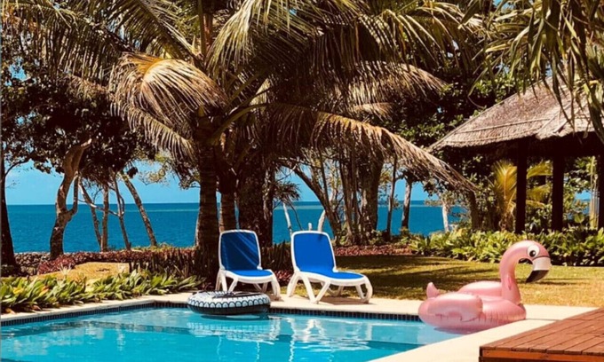 Mele Apartment | Qualius Lodge - Port Vila Bay`s 5 Bedroom WOW Property & Private Paradise by the Sea