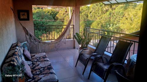 Uberaba House | Quarto Varanda com vista para natureza