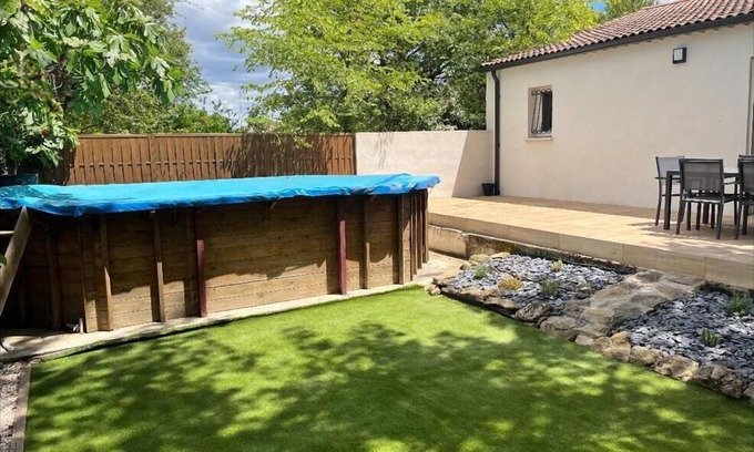 Deaux Villa | Quiet house, swimming pool, pétanque court between the Cévennes and the sea