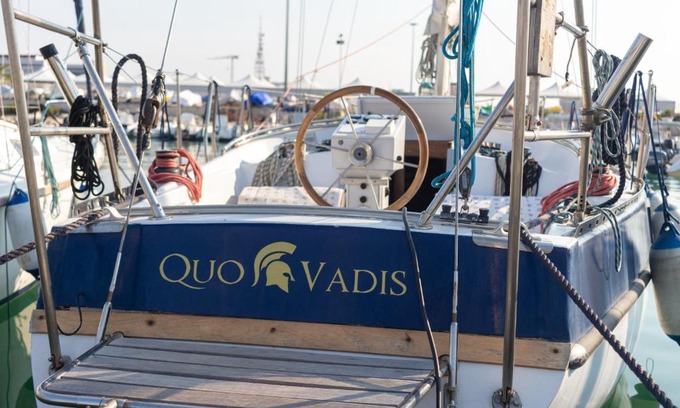 Bari Boat Rental | Quo Vadis Yacht in Bisceglie Harbor