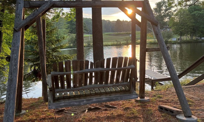 Eagle River Cottage | Recently renovated waterfront cottage with private pier and fire pit