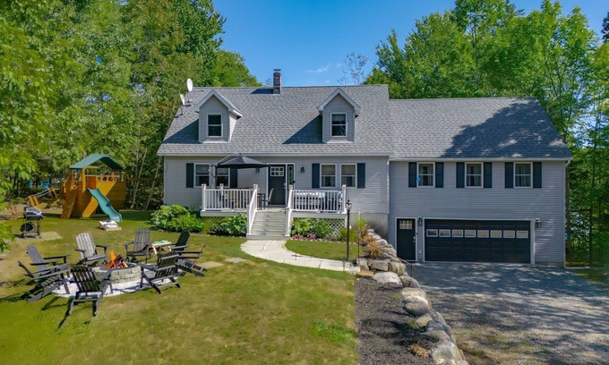 Ellsworth House | Relaxing 4BR home near Acadia w/Fire Pit, Game Room, Yard Games & More