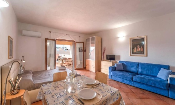 Santa Teresa di Gallura Apartment | Relaxing Cristal Blu Studio Sleeps 3 Persons