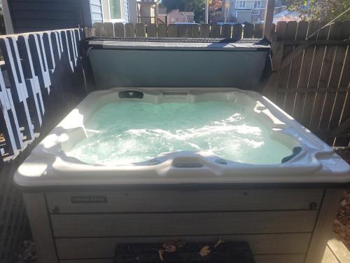 Frankfort House | Restoration - Hot Tub, Central Air Conditioning, and Great Location!