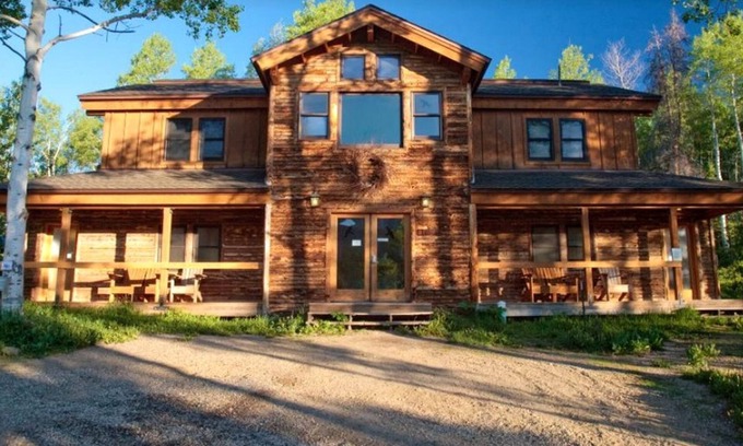Clark Cabin | Rustic Camping Cabin with Lovely Nature Views in Columbine, Colorado