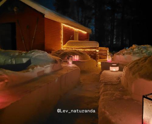 Norsjo House | Rustikale Stuga am See in schwedisch Lappland