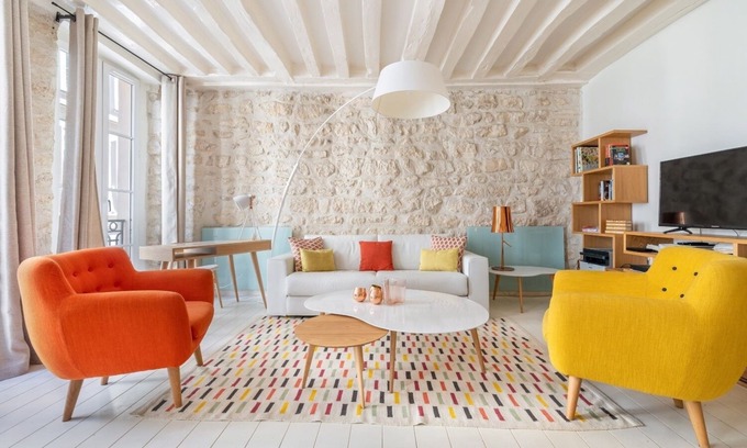 Enfants-Rouges Apartment | Santorini, 1BR/1BA, 2 people
