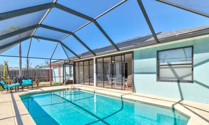 Marineland Acres House | Sea Story Amazing Pool Home Walk to Beach