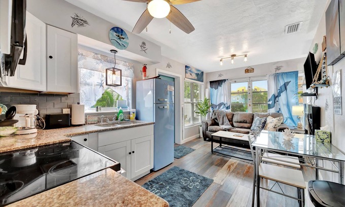 Treasure Island Apartment | Seashell Suite 1B Pet Friendly Waterfront Dock