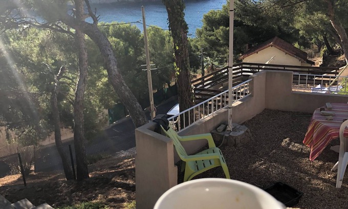 Ensues-la-Redonne House | Seaside house with pebble beach and small harbour 2 minutes away