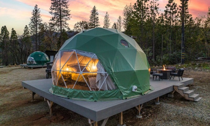 North Fork House | Sequoia Dome with Star-port