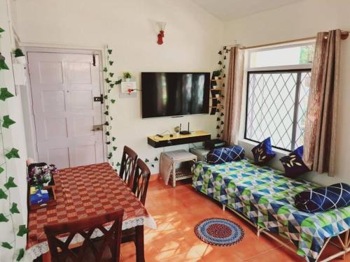 Sinquerim Apartment | Serene 1BHK behind the beach