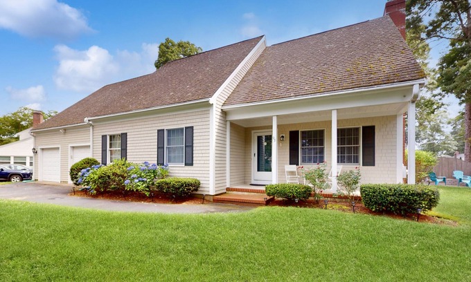 West Hyannisport House | Serene home near the beach with open floor plan, yard, grill, & central AC
