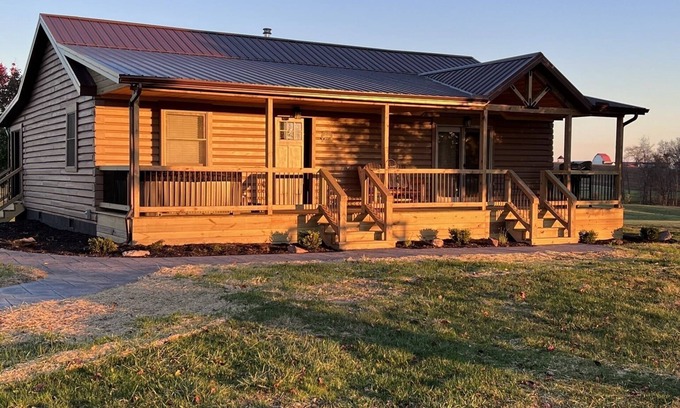 Carbon Hill Cabin | Serenity Gardens located in the Rolling Hills of Appalachia Ohio