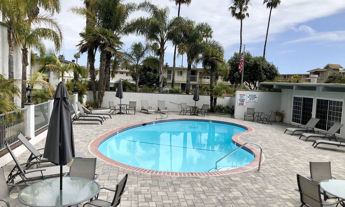 Carpinteria Condo | Snowbirds! 2 BR Condo Across the Street from Beach Heated Pool - 28 Day Special!