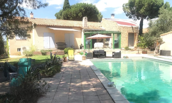 Mireval Villa | Southern villa in pine forest, superb sea view and ponds, sea 10 minutes away