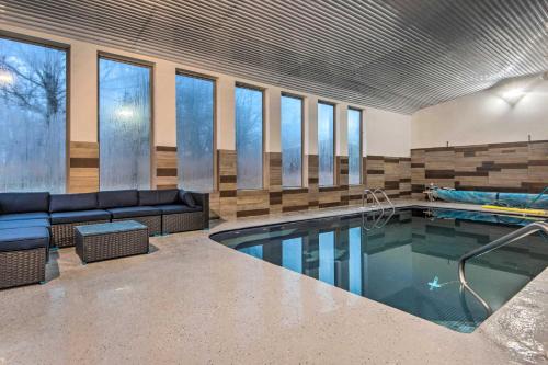 Booneville House | St Charles Hilltop Mansion with Mod Interior!