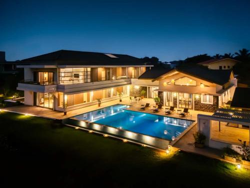 Alibaug Villa | StayVista at Solaris with Pool, Lawn & BBQ