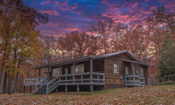Crab Orchard House | Step out of the cabin right into the Catoosa Wildlife Refuge - Pet-Friendly