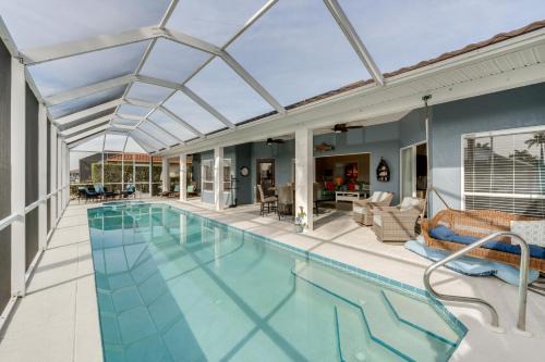 Burnt Store Isles House | Steps to Canal Punta Gorda Home with Private Pool