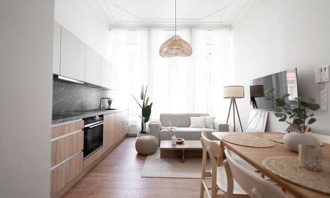Limpertsberg Apartment | Stockholm Style Designer 1BR Close to DT
