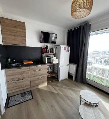 Mediterranee Apartment | Studio à 50 m de la plage, wifi, climatisation 2HOU34