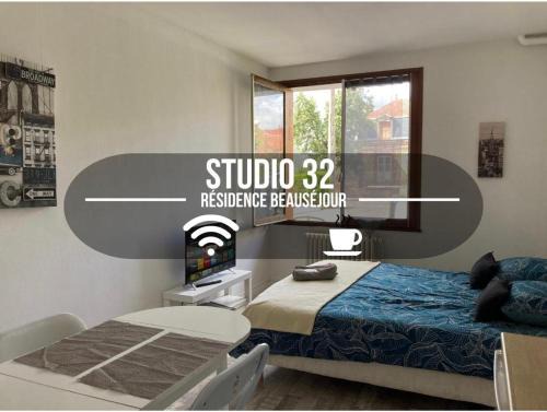 Troyes Apartment | Studio 32 - Résidence Beauséjour - Fibre wifi - Proche centre ville