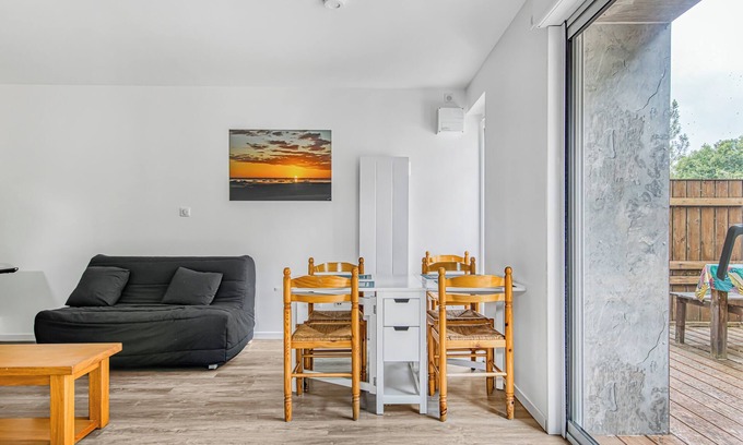 Lege-Cap-Ferret Apartment | Studio Abygaelle with Terrace – Comfort and Tranquility in Lège-Cap-Ferret