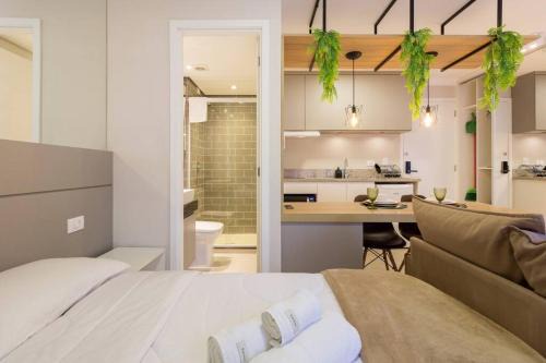 Bigorrilho Apartment | Studio Moderno Ap 45 Soho Life