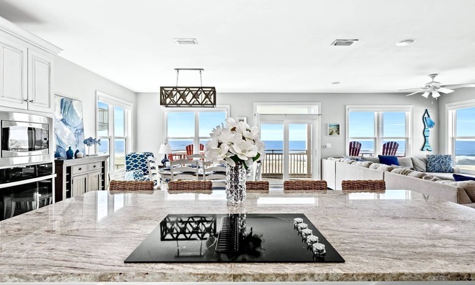 Cape San Blas House | Stunning Gulf-Front Sunsets! Secluded Beach, Private Pool, Elevator, &Beach Gear