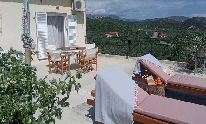 East Mani Apartment | Stunning Views, Spacious Balcony: Mani Family Home