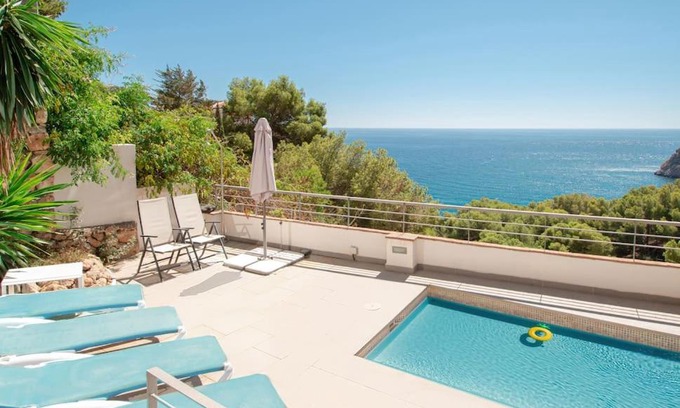 Almunecar House | Sunny house with great sea views, 3 terraces, private heated pool and sauna