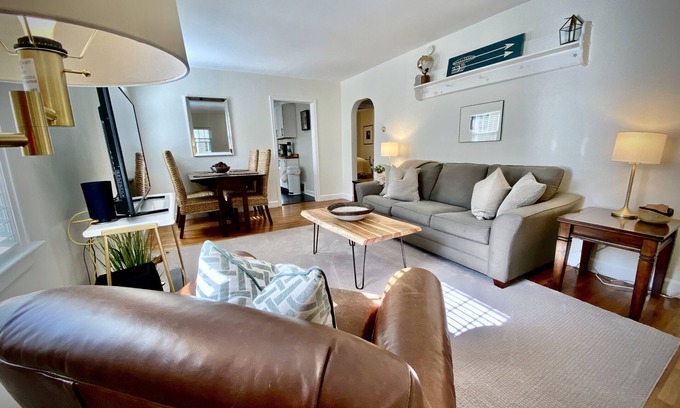 Spring Lake House | Super Cozy 2 Bedroom Home w/Large Yard, Fire Pit, Walk to Spring Lake Beach