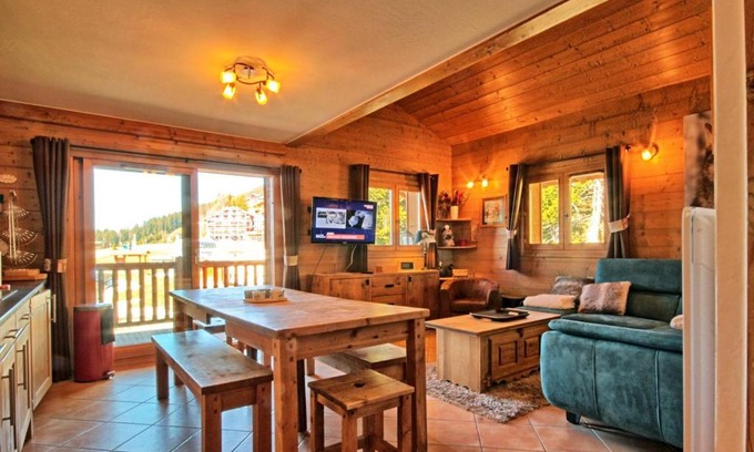 Bisanne 1500 Apartment | Superbe Duplex 4 pièces avec garage, 2 salles de bains, proche télécabine, WiFi - FR-1-293-89