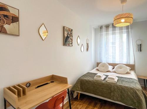 Cherbourg-en-Cotentin Apartment | T2 cosy avec parking gratuit & transports au pied