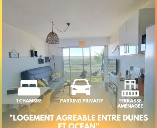 Saint-Jean-de-Monts Apartment | T2 face dunes et ocean - Proche Golf et Thalassothérapie