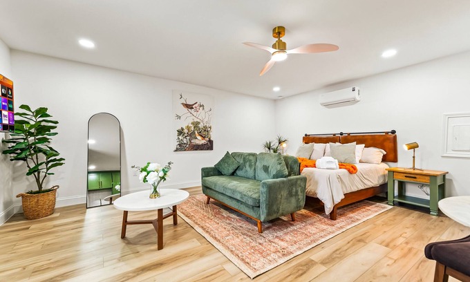 The Colony Apartment | This tranquil yet upscale Studio is thoughtfully designed with modern finishes!