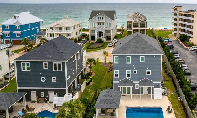 Salter Path House | Three Buoys - Oceanview with Private Pool
