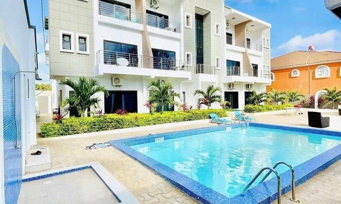 Brufut Apartment | Three story 3 bedroom 4 bath with Pool. 10 Minute Walk to the Beach. Sleeps 6.